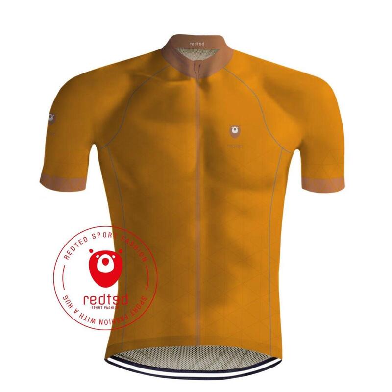 Cyklistický dres VIKING Oranžový - REDTED