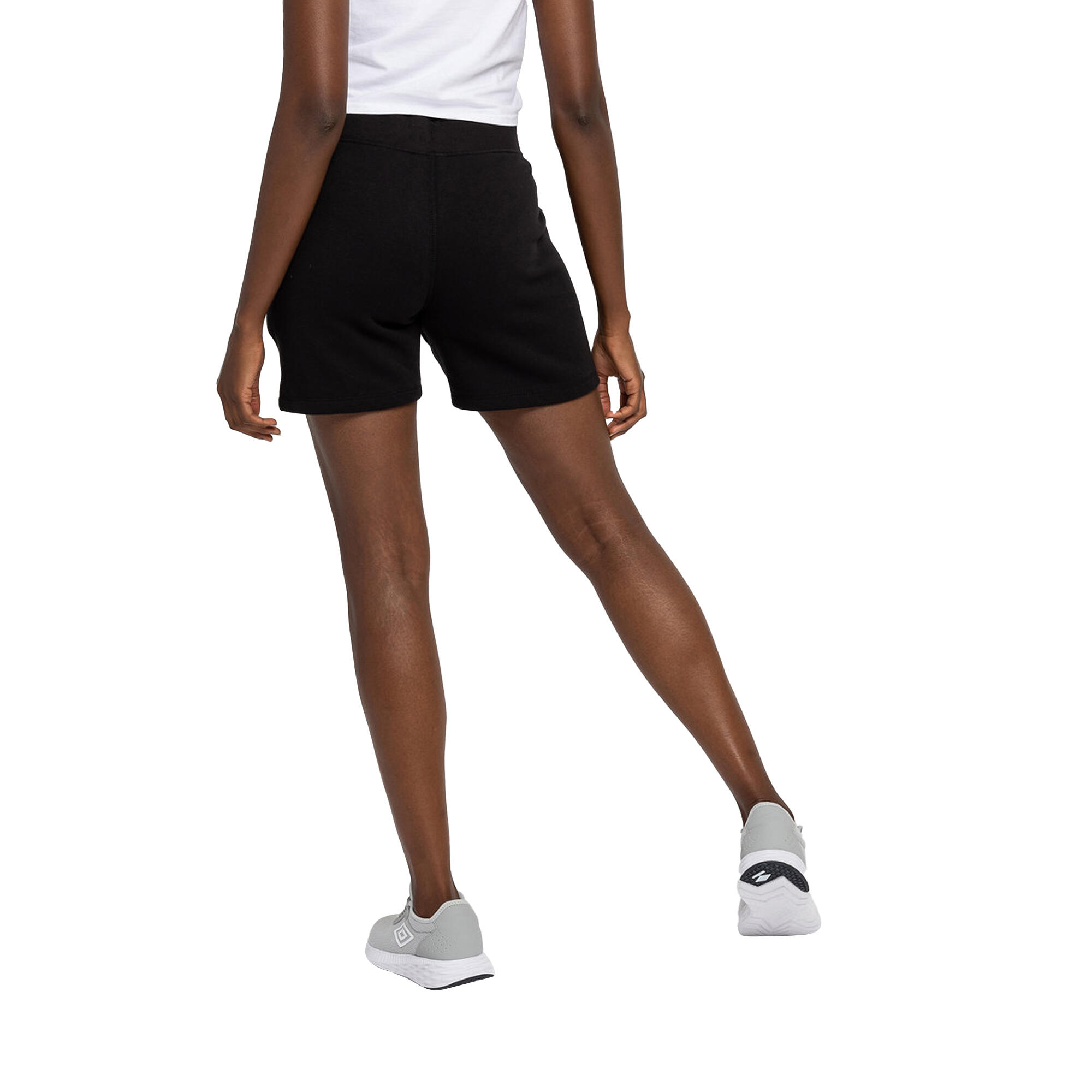 Womens/Ladies Pro Elite Fleece Shorts (Black) 4/4