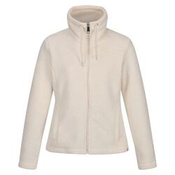 Dames Kizmitt Fluffy Full Zip Fleece Jacket (Lichte vanille)