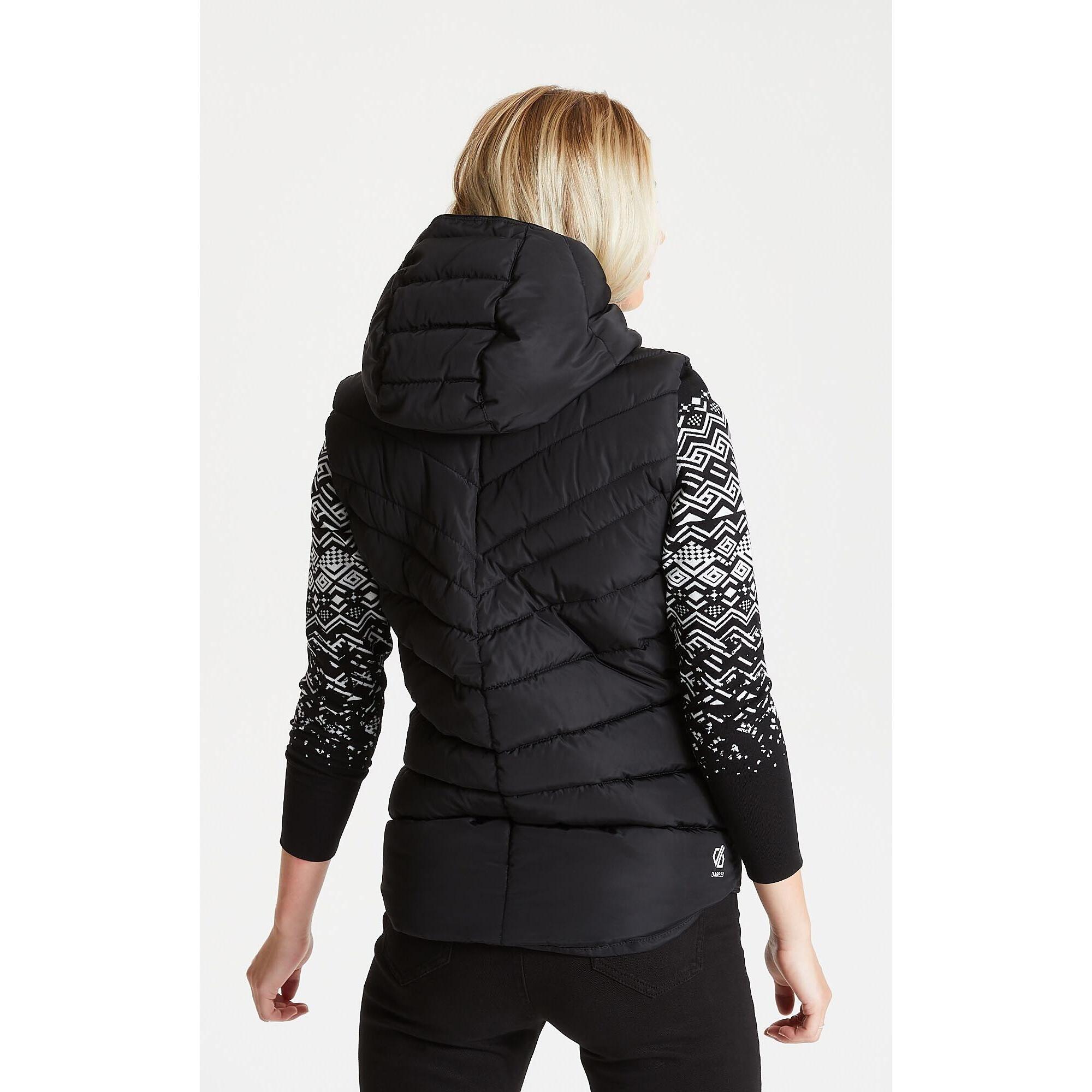 Womens/Ladies Complicate Body Warmer (Black) 3/5