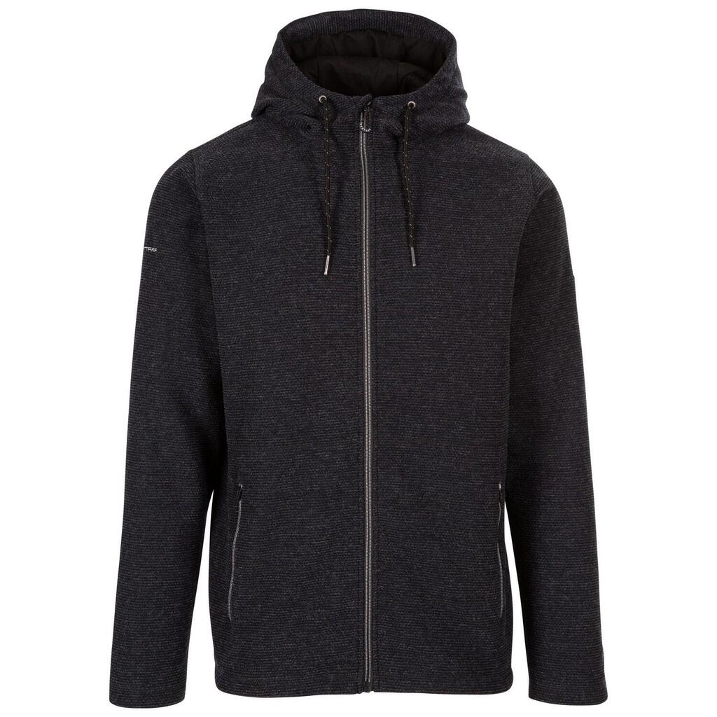 Mens Sheelane Marl Fleece Jacket (Black)