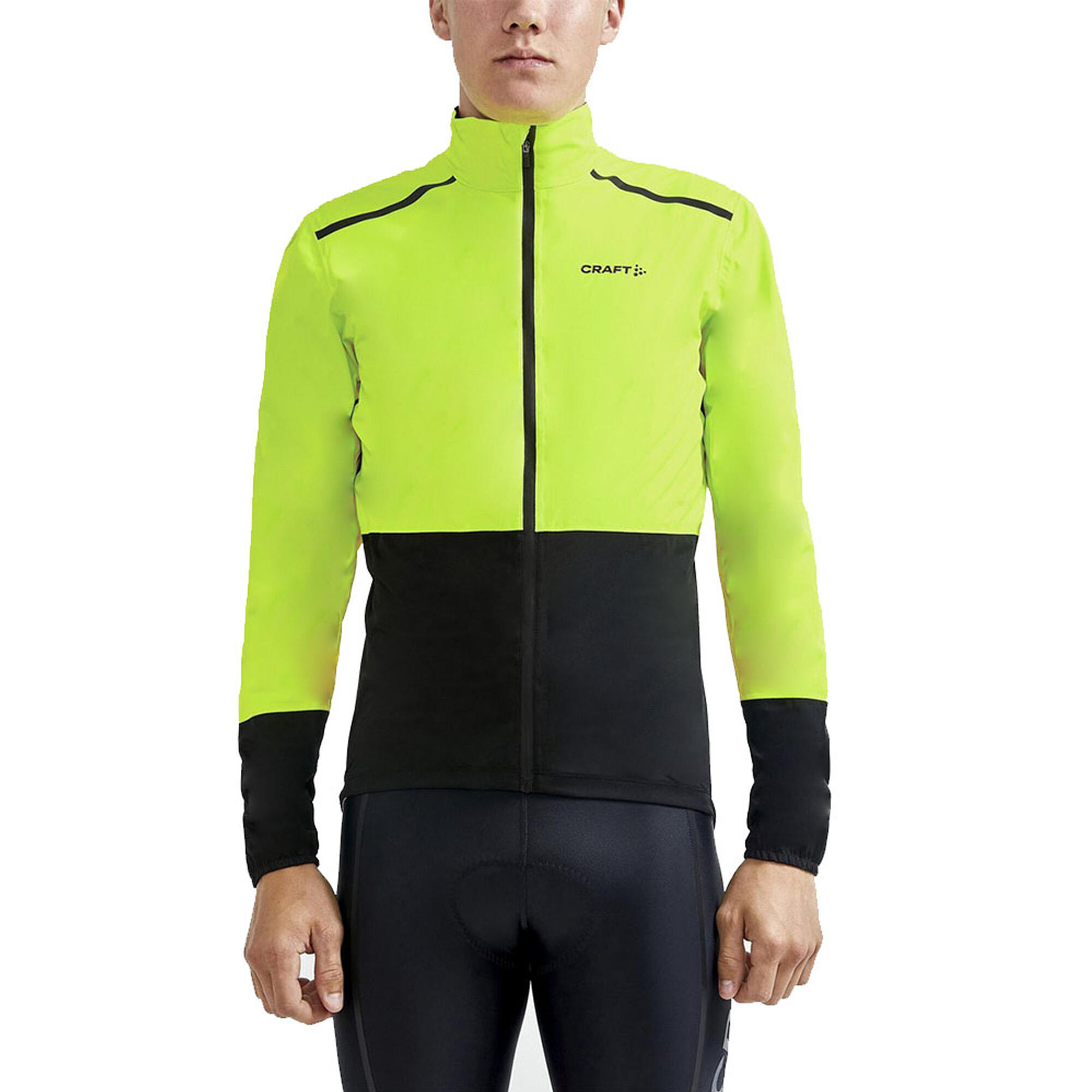 Mens ADV Endur Cycling Jacket (Flumino/Black) 3/4