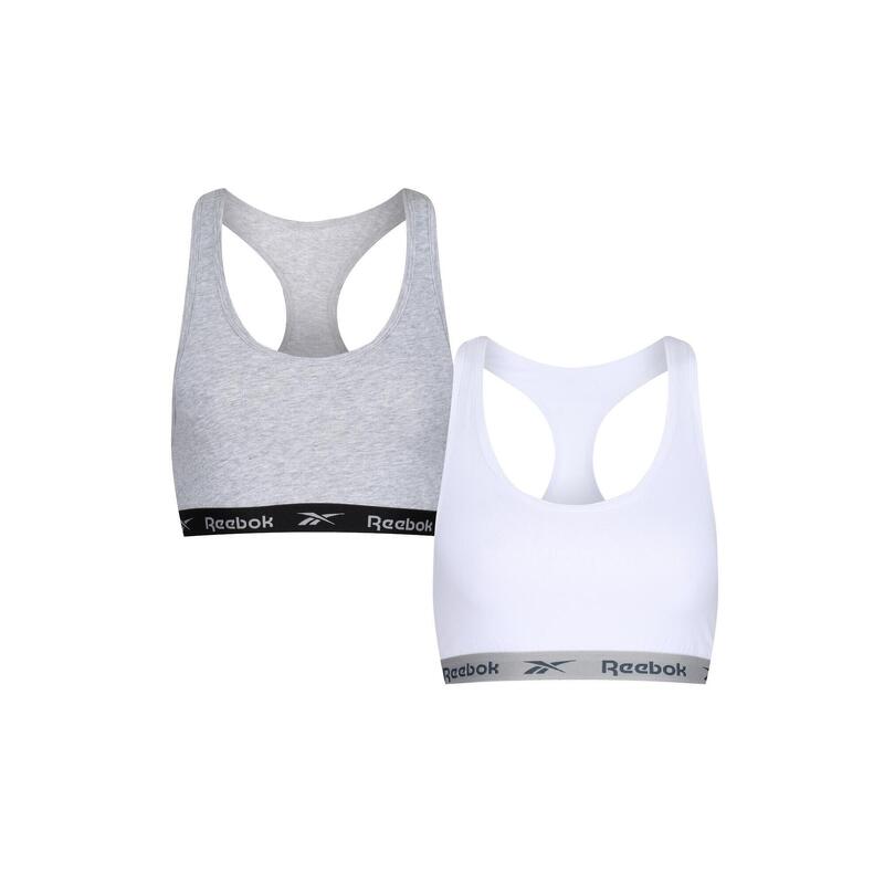 brassiere femme speciale sport avec dos croise - reebok bleu