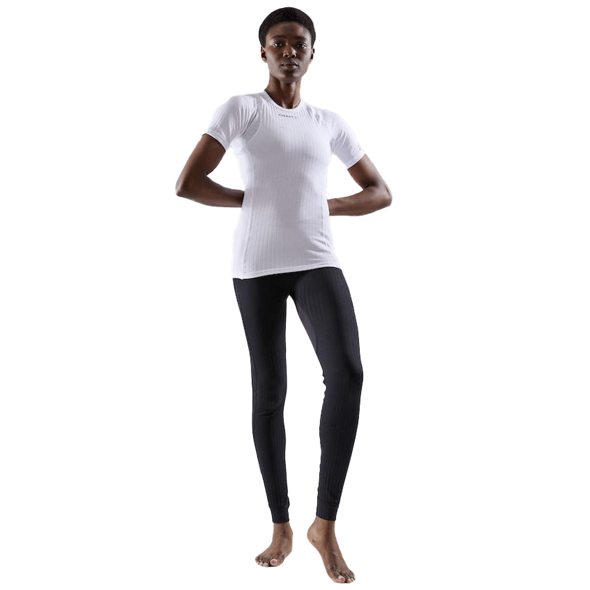 Womens/Ladies Extreme X Round Neck Active TShirt (White) 3/3