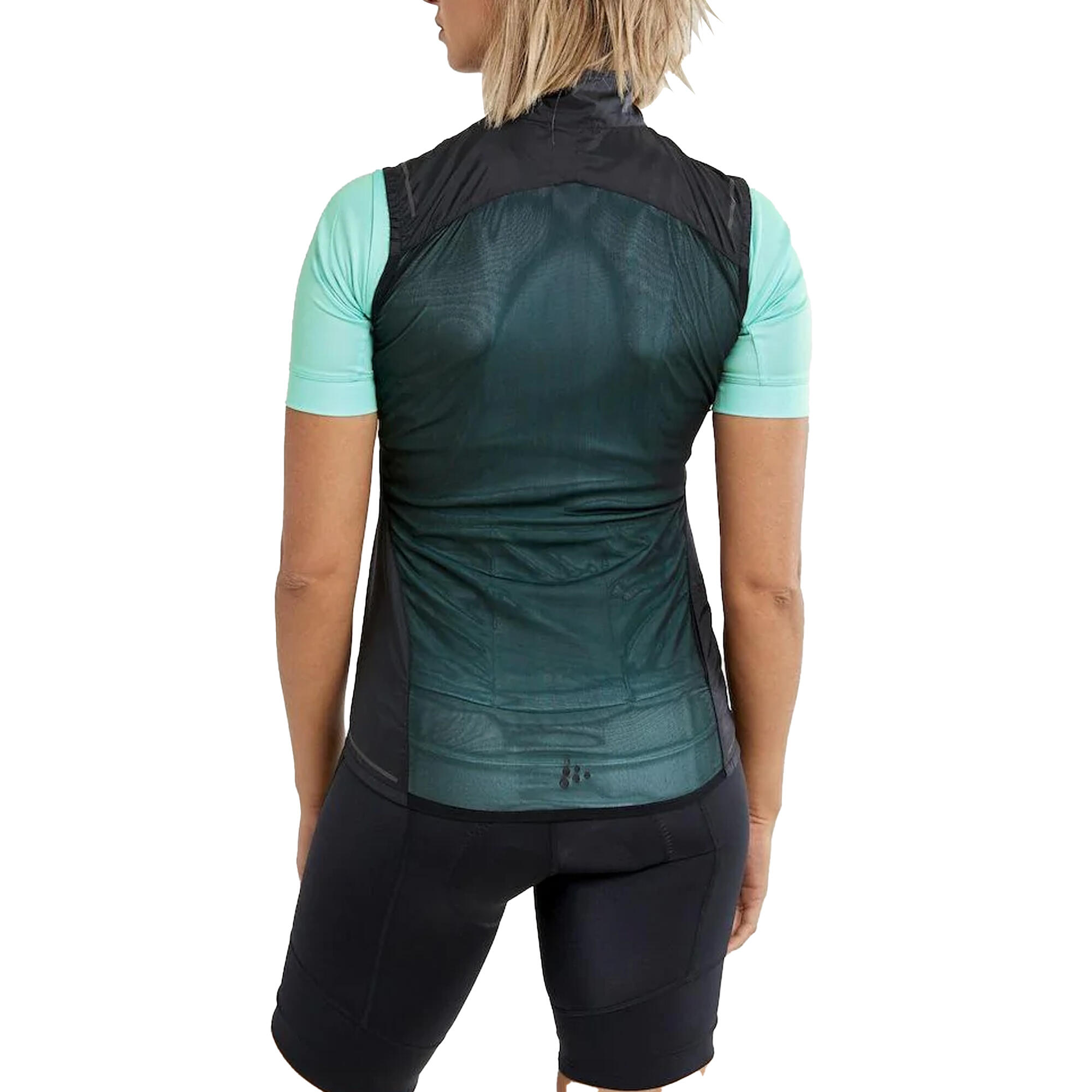 Womens/Ladies Essence Light Windproof Gilet (Black) 3/3