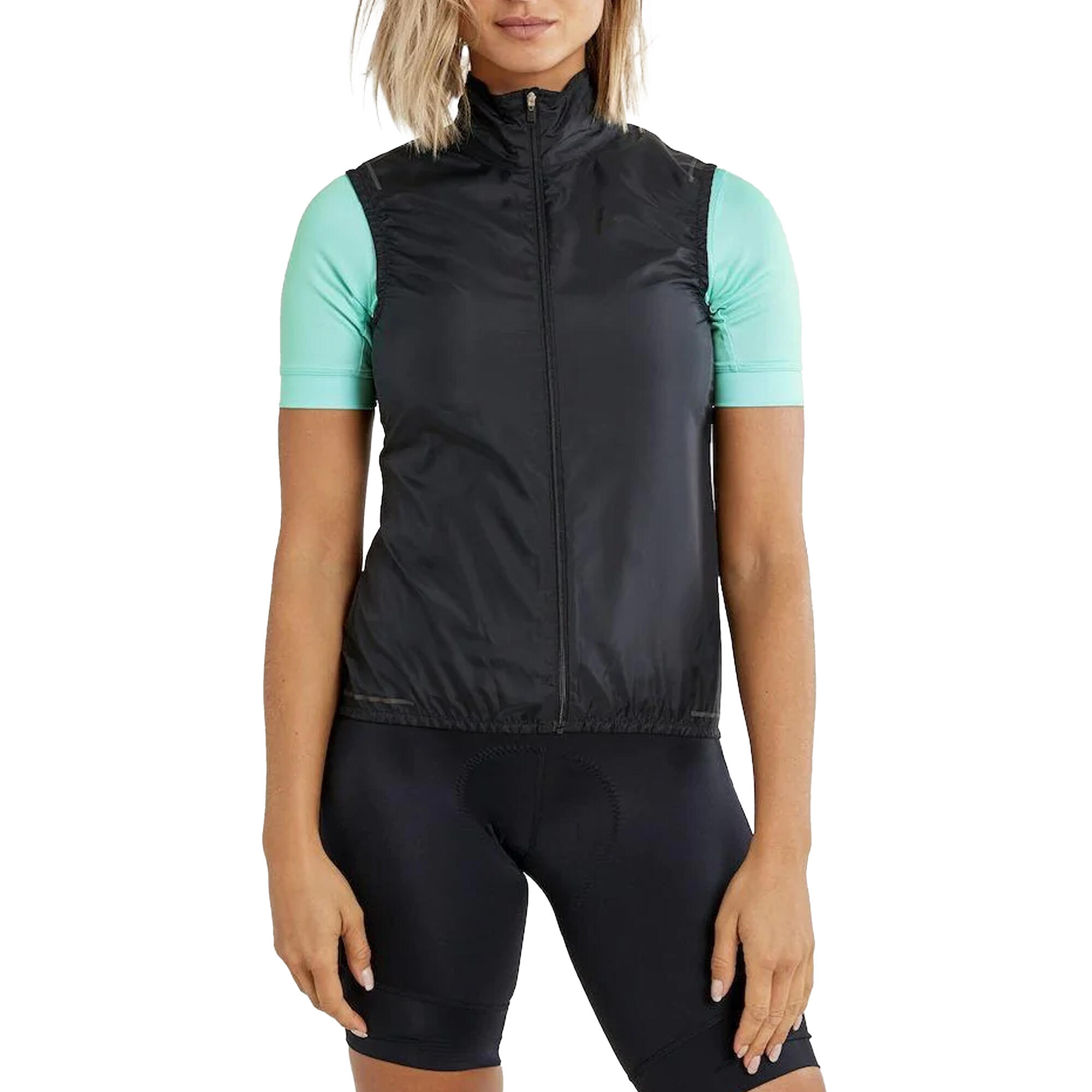 Womens/Ladies Essence Light Windproof Gilet (Black) 2/3