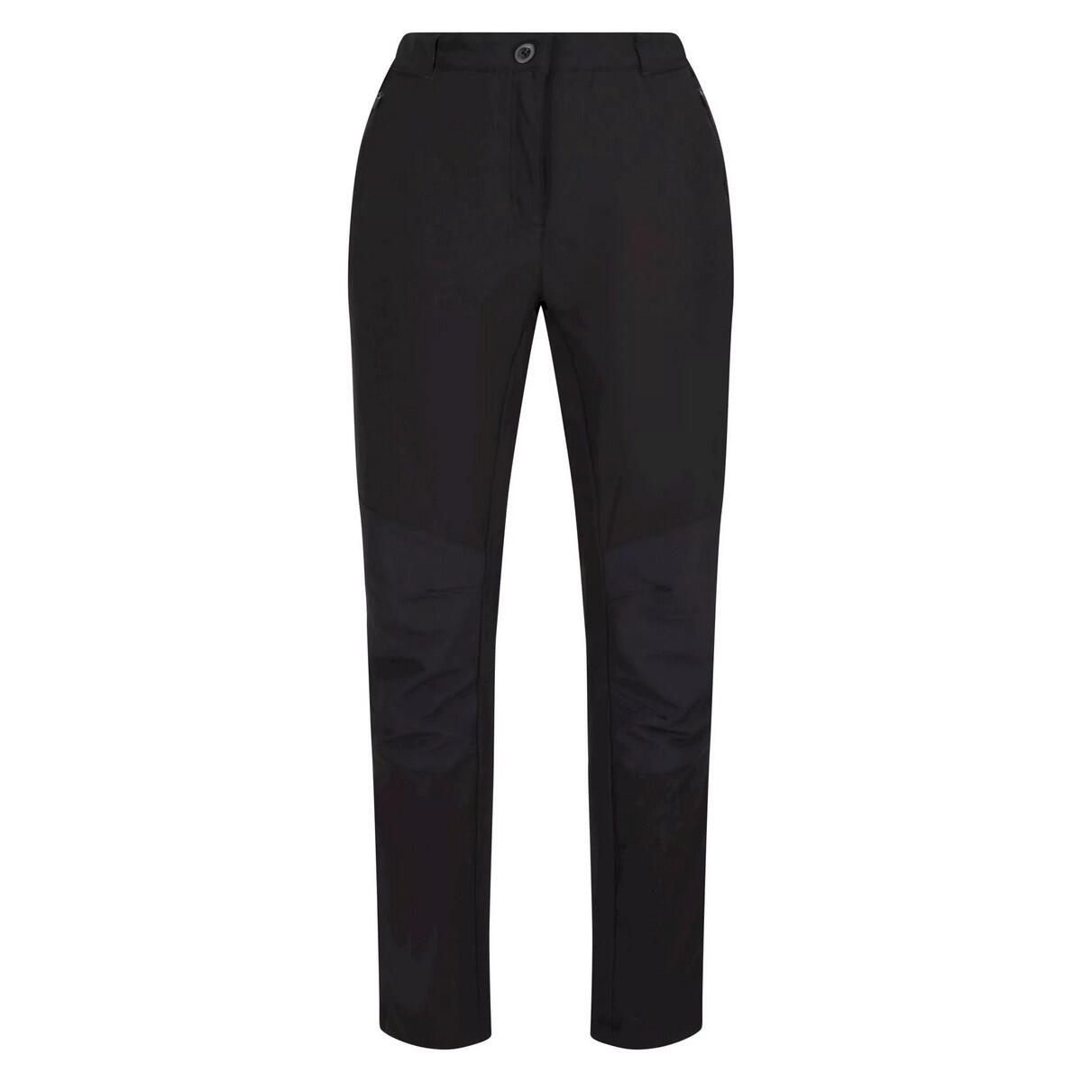 REGATTA Womens/Ladies Questra IV Stretch Hiking Trousers (Black)