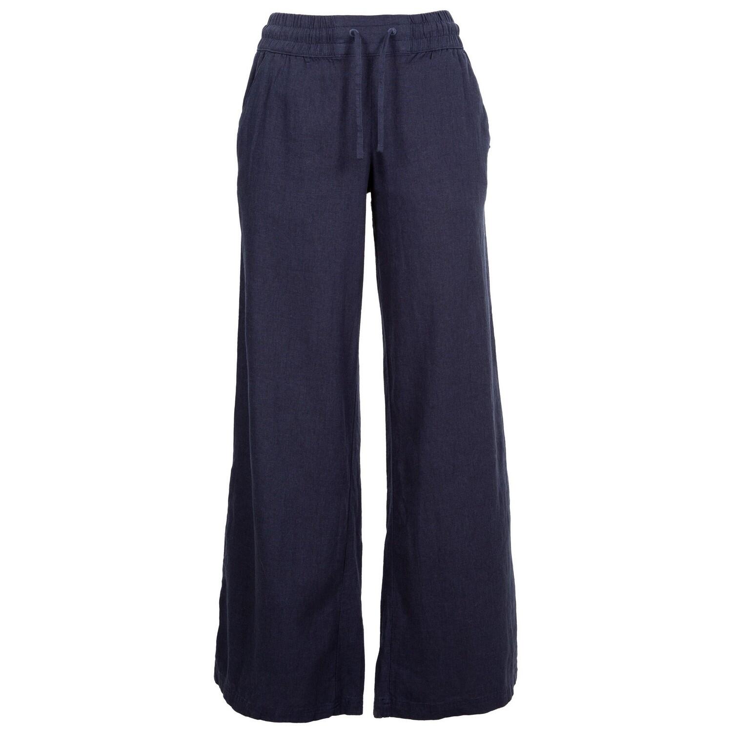 TRESPASS Womens/Ladies Zinny Wide Leg Trousers (Navy)