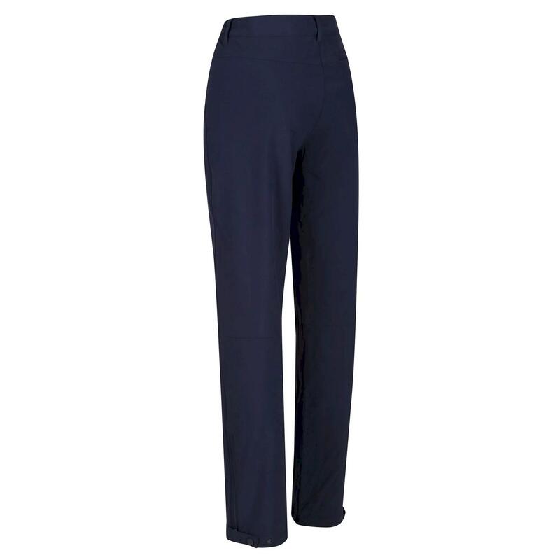 Softshell II Pantalon de randonnée Femme (Coupe courte) (Bleu marine)