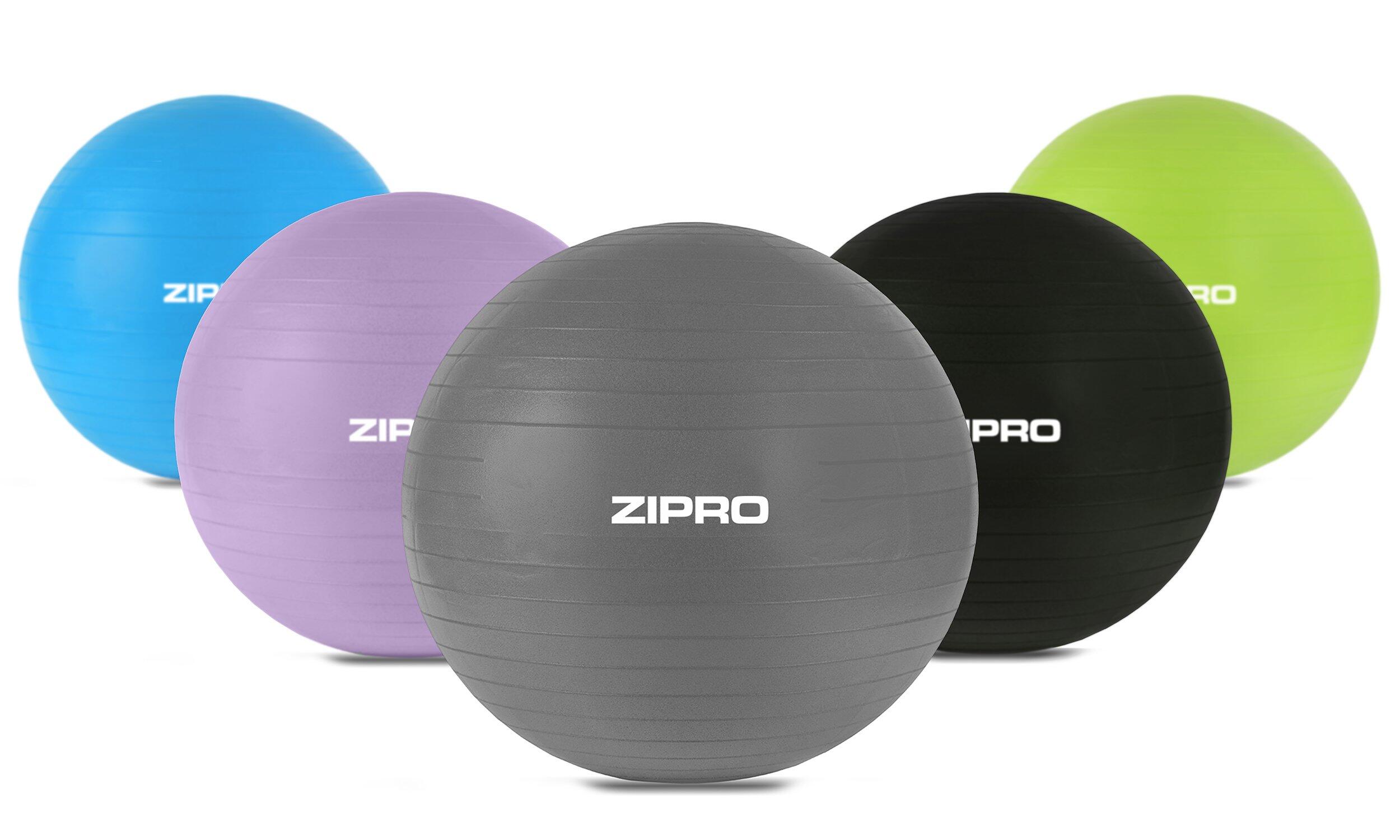 Zipro Anti-Burst 65 cm ballon de gymnastique avec pompe 3/5