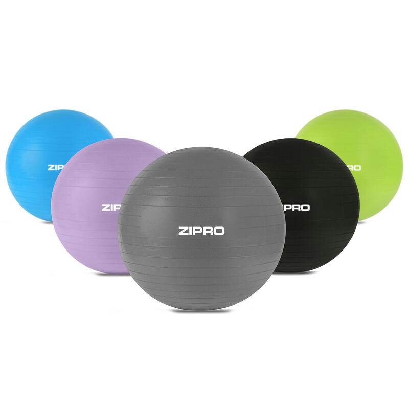 Zipro Anti-Burst 55cm ballon de gymnastique avec pompe