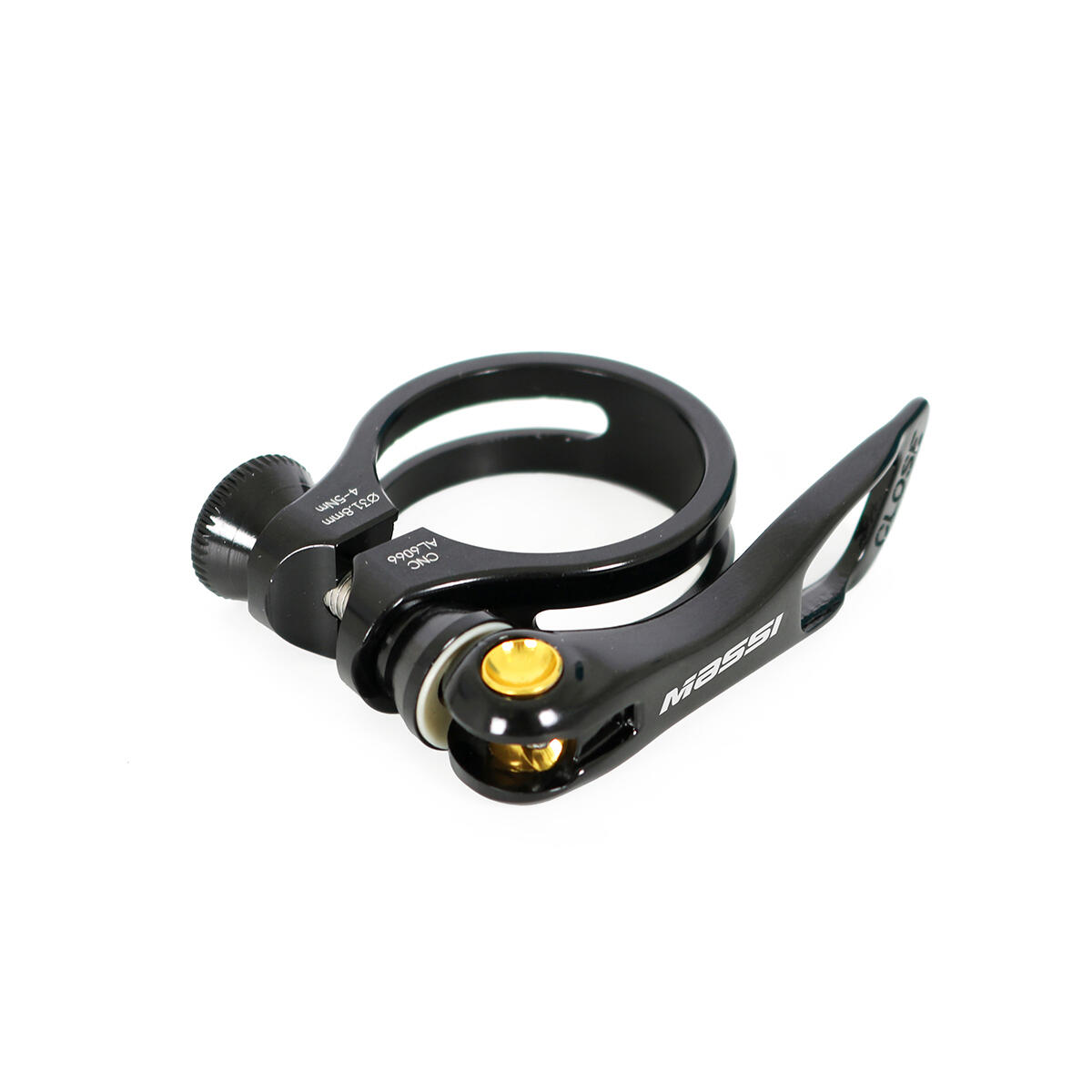 Collier de Selle Massi Serrage Rapide Noir 2/2