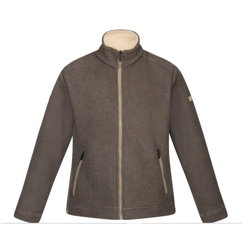 GARRIAN Men's fleece jacket (Dark beige)