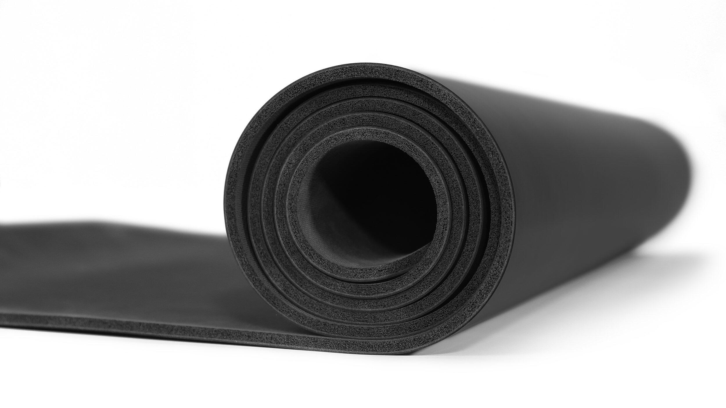Esterilla de yoga Zipro 6mm negra con correa 4/6