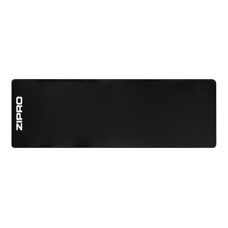 Zipro Yogamatte 6mm schwarz mit Gurt