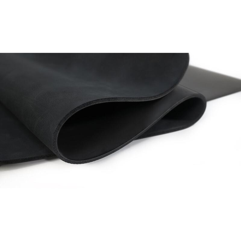Tapis de yoga Zipro 6mm noir avec sangle