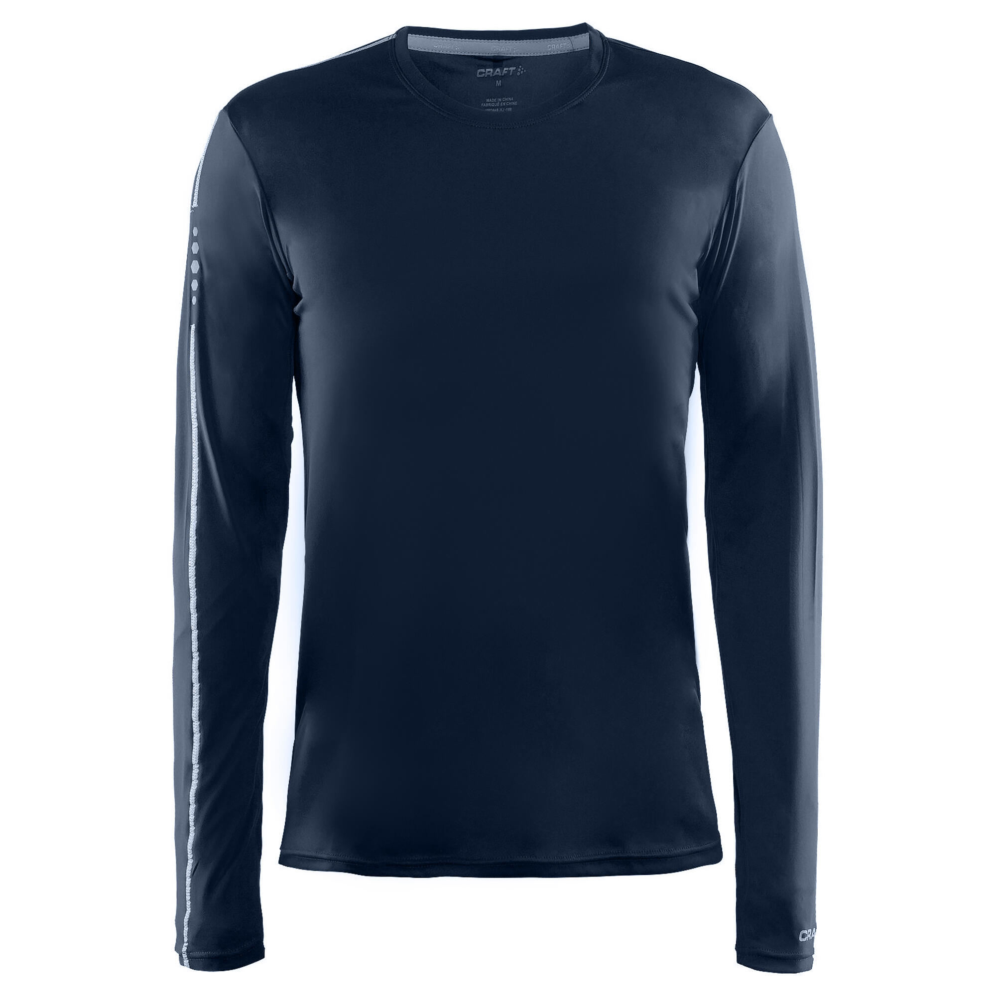 Mens Mind Long Sleeve TShirt (Navy) 1/3