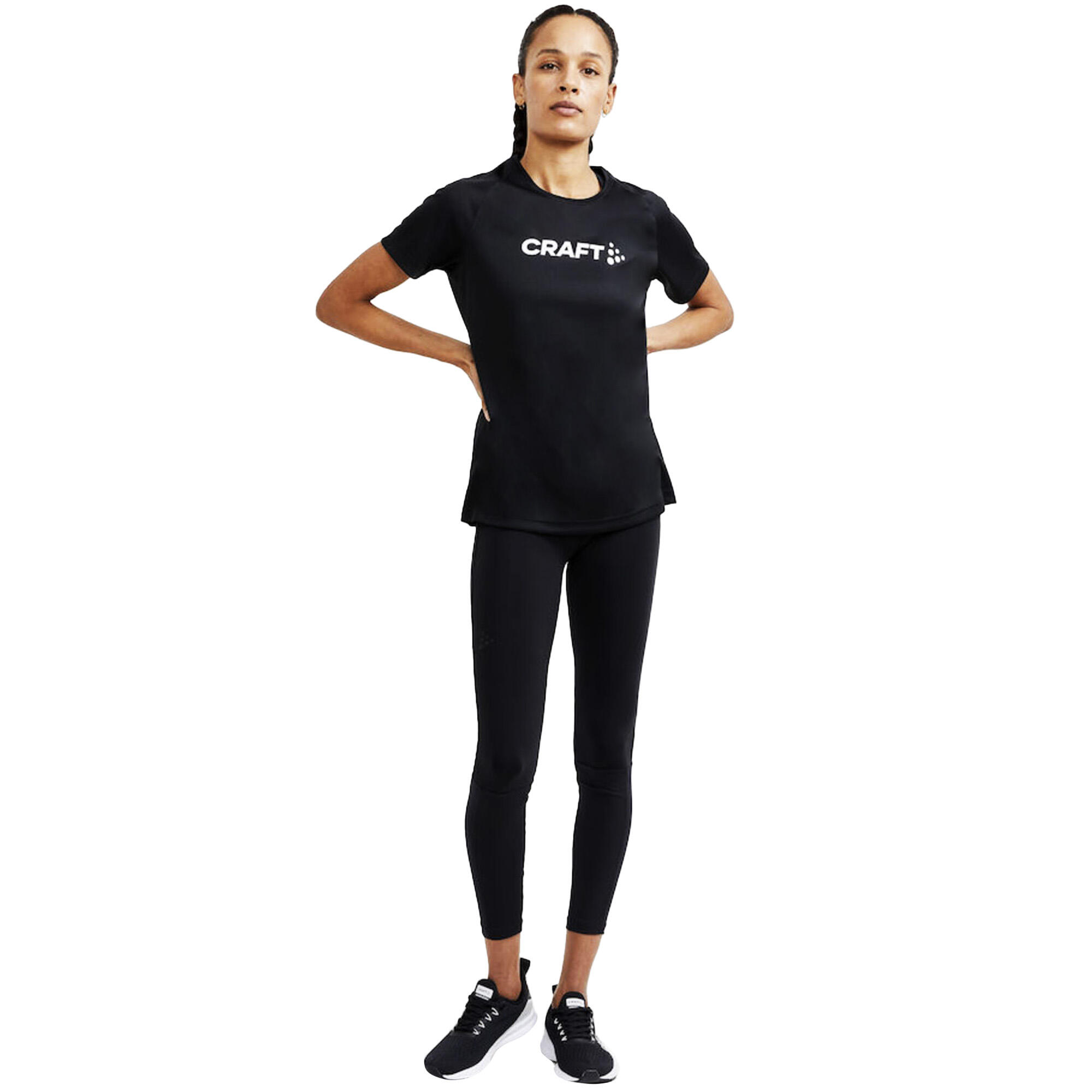 Womens/Ladies Core Unify Logo TShirt (Black) 4/4