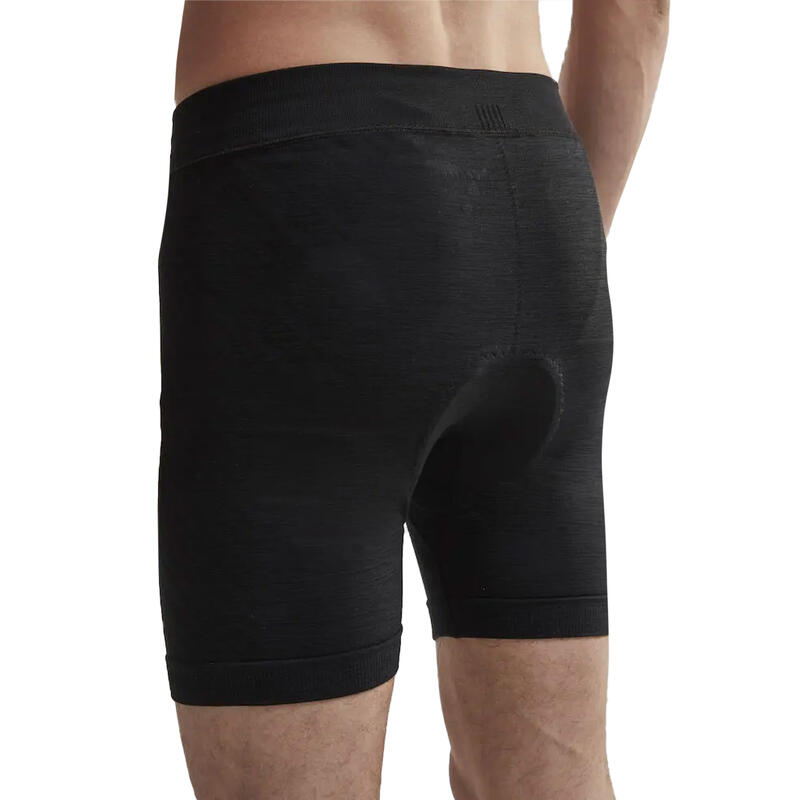 Boxershorts für Radfahren Herren Schwarz