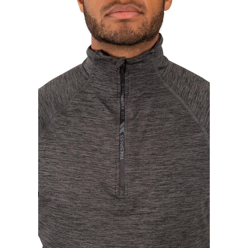 HAROLD Men's Fleece Top (Black Chiné)