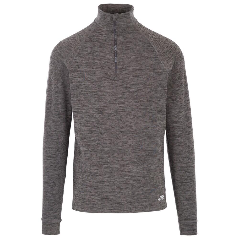 HAROLD Men's Fleece Top (Black Chiné)