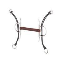 Mors à aiguille pour cheval releveur barre de cuir standard Beris