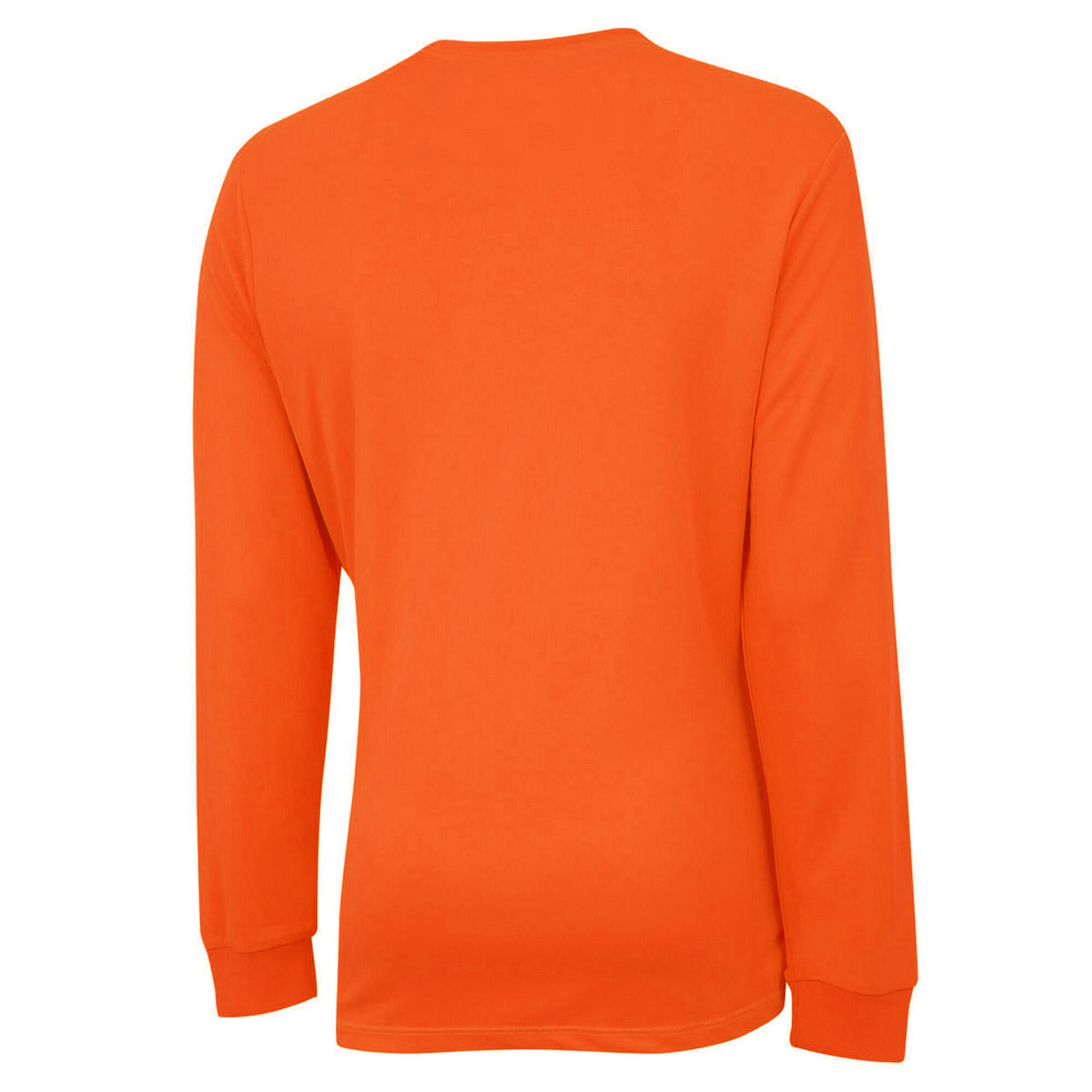 Childrens/Kids Club LongSleeved Jersey (Shocking Orange) 2/3