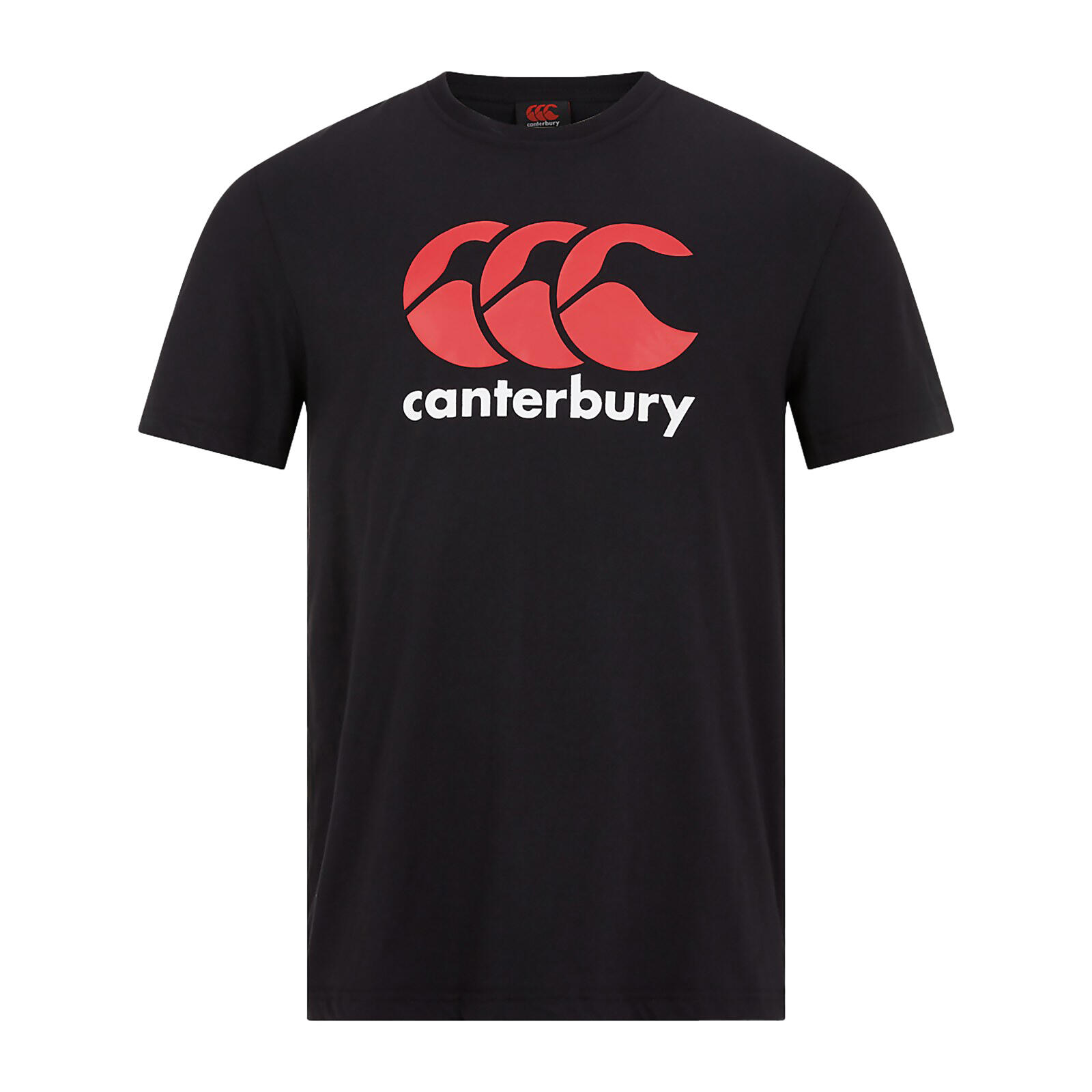 CANTERBURY Mens Logo TShirt (Black/White/Red)