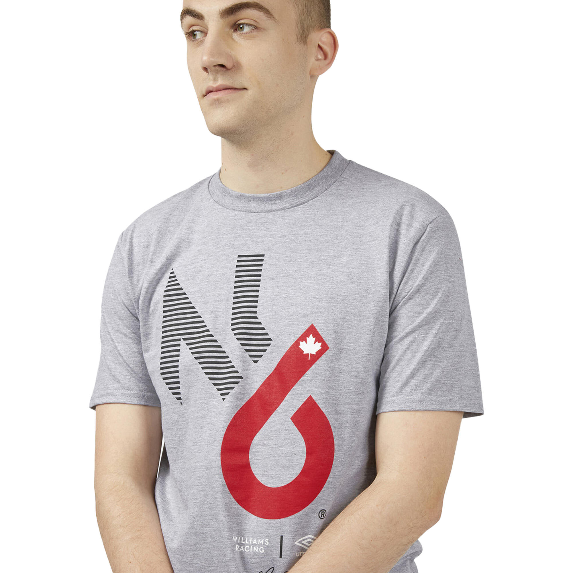 Nicholas Latifi Tshirt Homme (Gris Chiné) 4/4