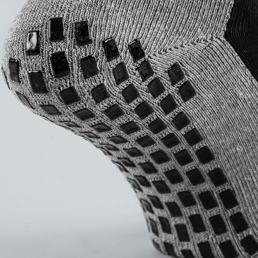 Rutschfeste Socken Schwarz - Fersen-/Zehenverstärkung 4/7