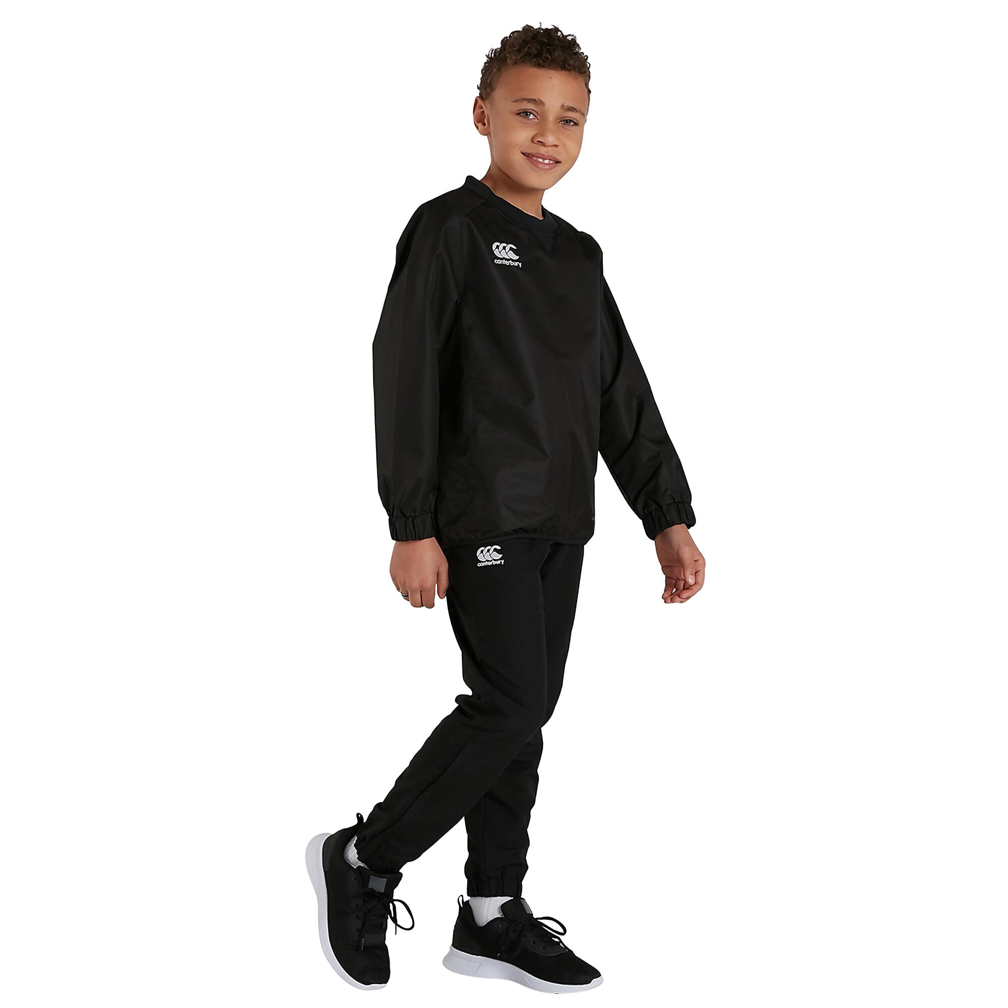 Childrens/Kids Club Contact Top (Black) 4/4