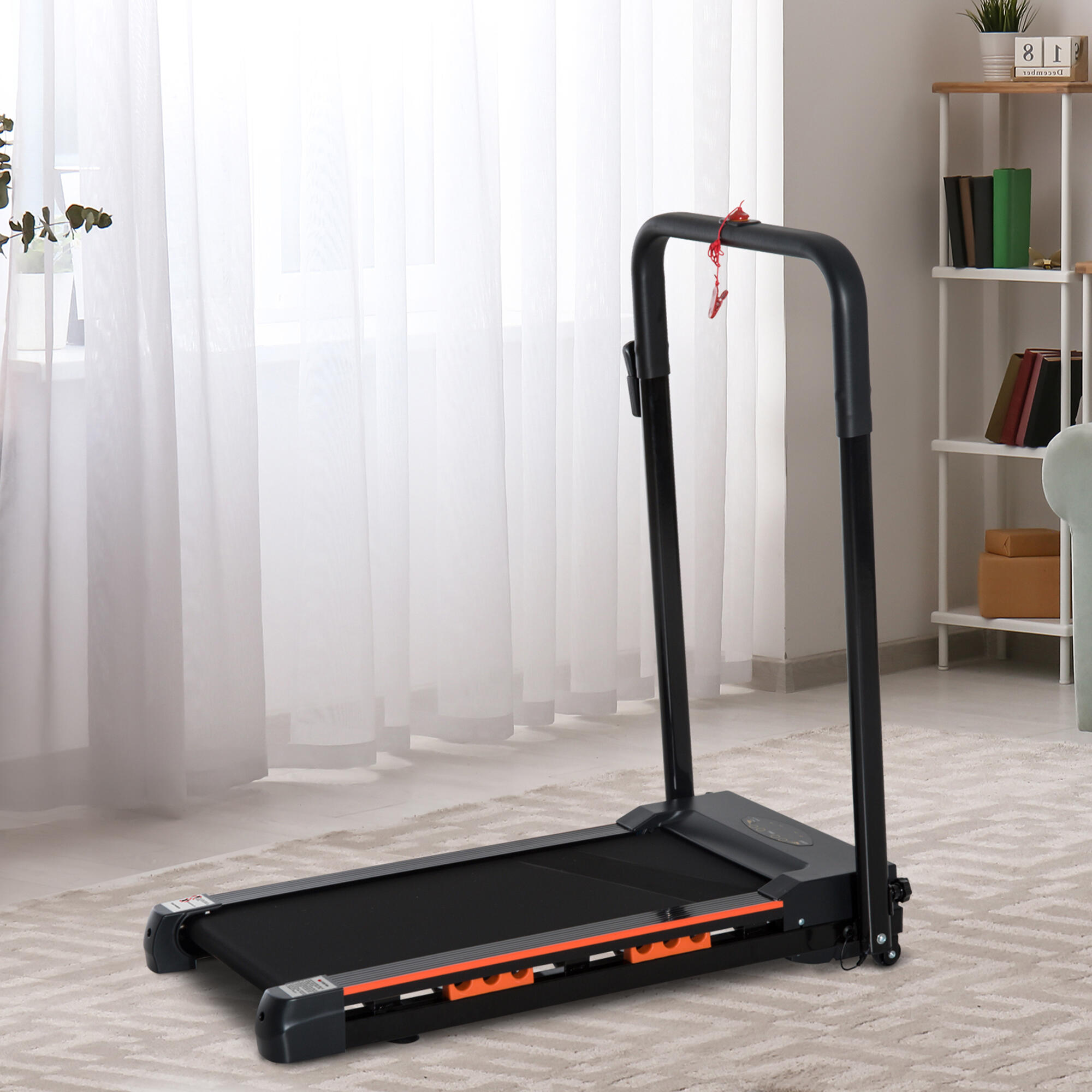 Tapis de marche pliable HOMCOM avec télécommande 2/5