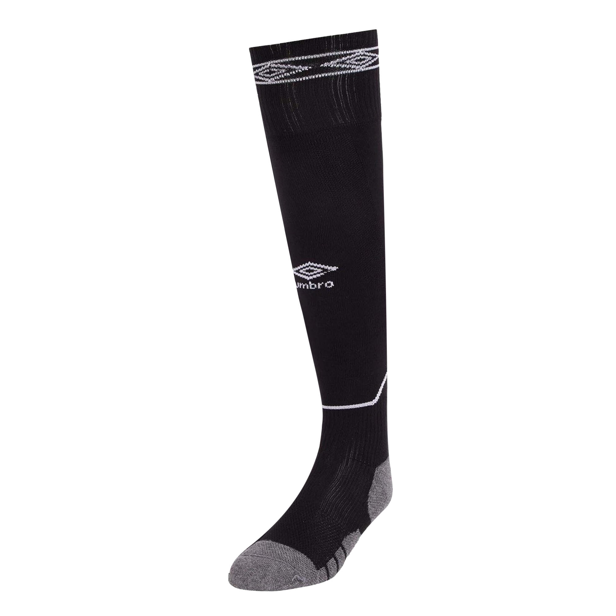 UMBRO Childrens/Kids Diamond Football Socks (Black/White)