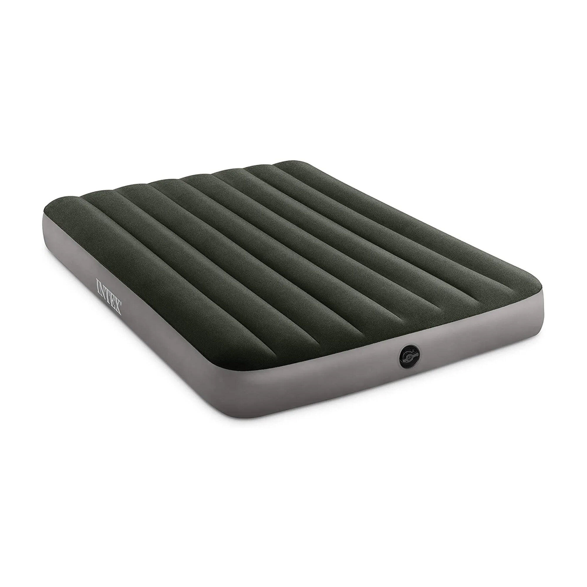 Intex - Intex Prestige Downy Airbed Double - Matelas Gonflable - Gris - Adulte - Decathlon