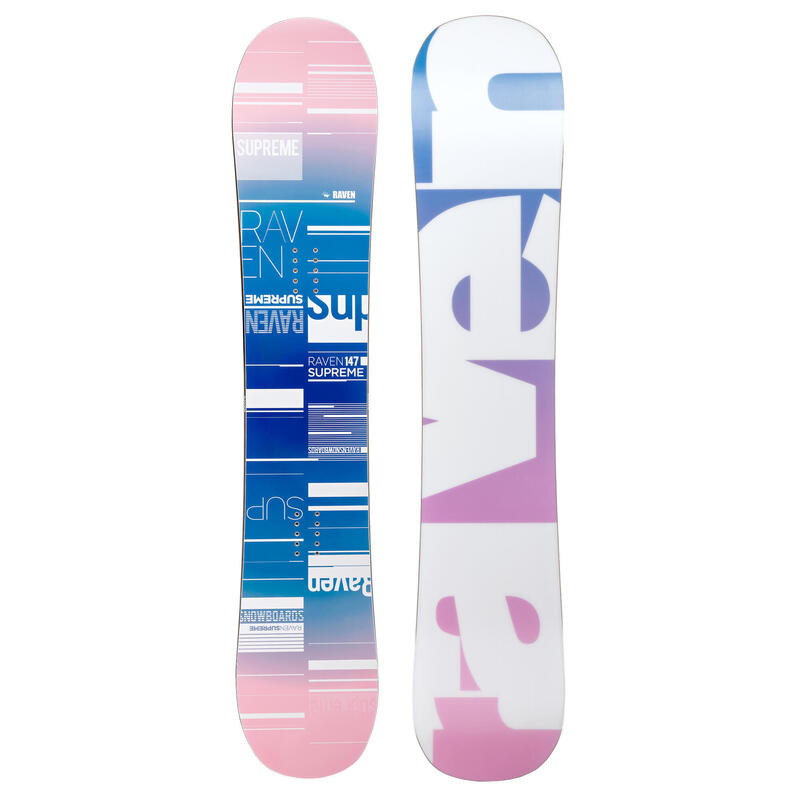 Dames Snowboard Supreme Wit/Paars