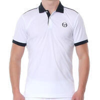 Polo Blanc/Marine Homme Sergio Tacchini Club