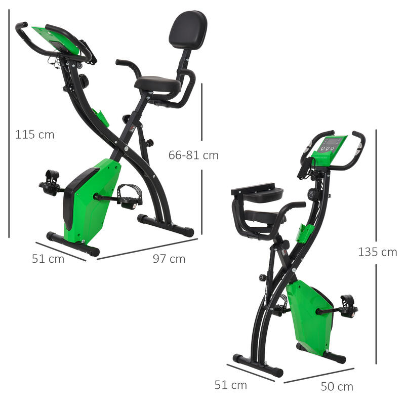 Bicicleta Pliabila 2 in 1 Rezistenta 8 Nivele Elastice pentru Brate