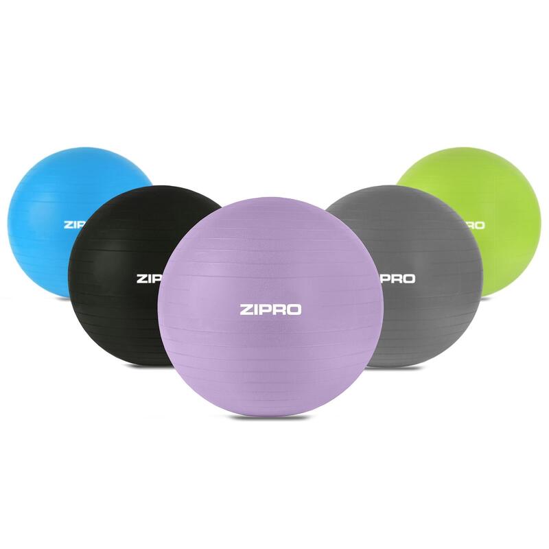 Bola de ginástica Zipro Anti-Burst 65cm com bomba