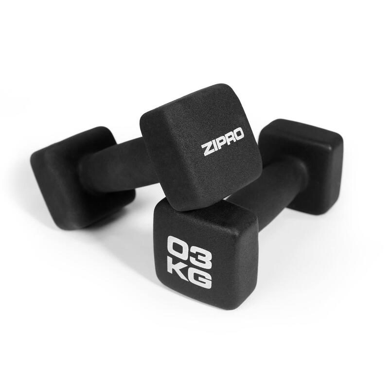Halteres de fitness em neopreno Zipro