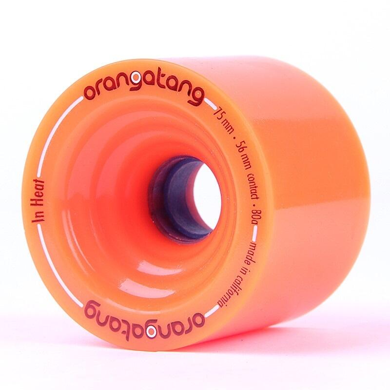 Orangatang in Heat wielen 75mm Orange 2/3