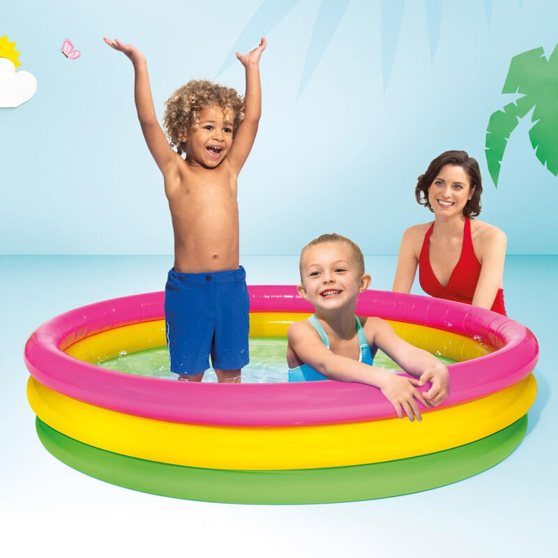 Ø 147 x 33 cm Intex Sunset Glow Piscine pour Enfants