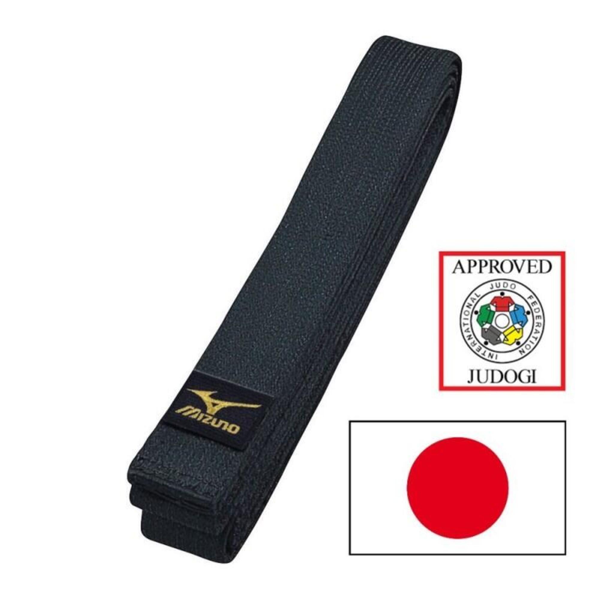 Cinturón Negro MIZUNO Kuro Obi JAPAN FIJ