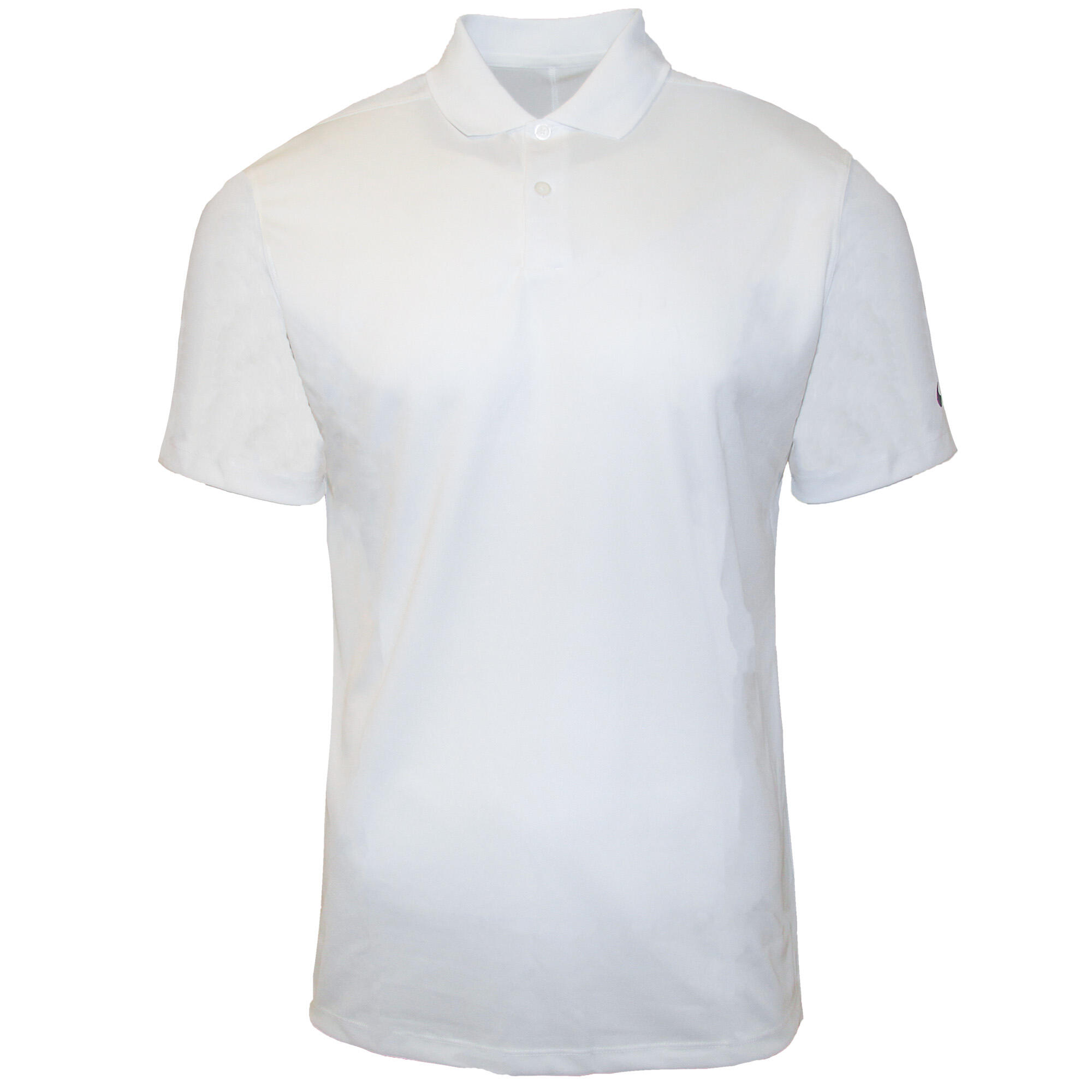 NIKE Mens Solid Victory Polo Shirt (White)