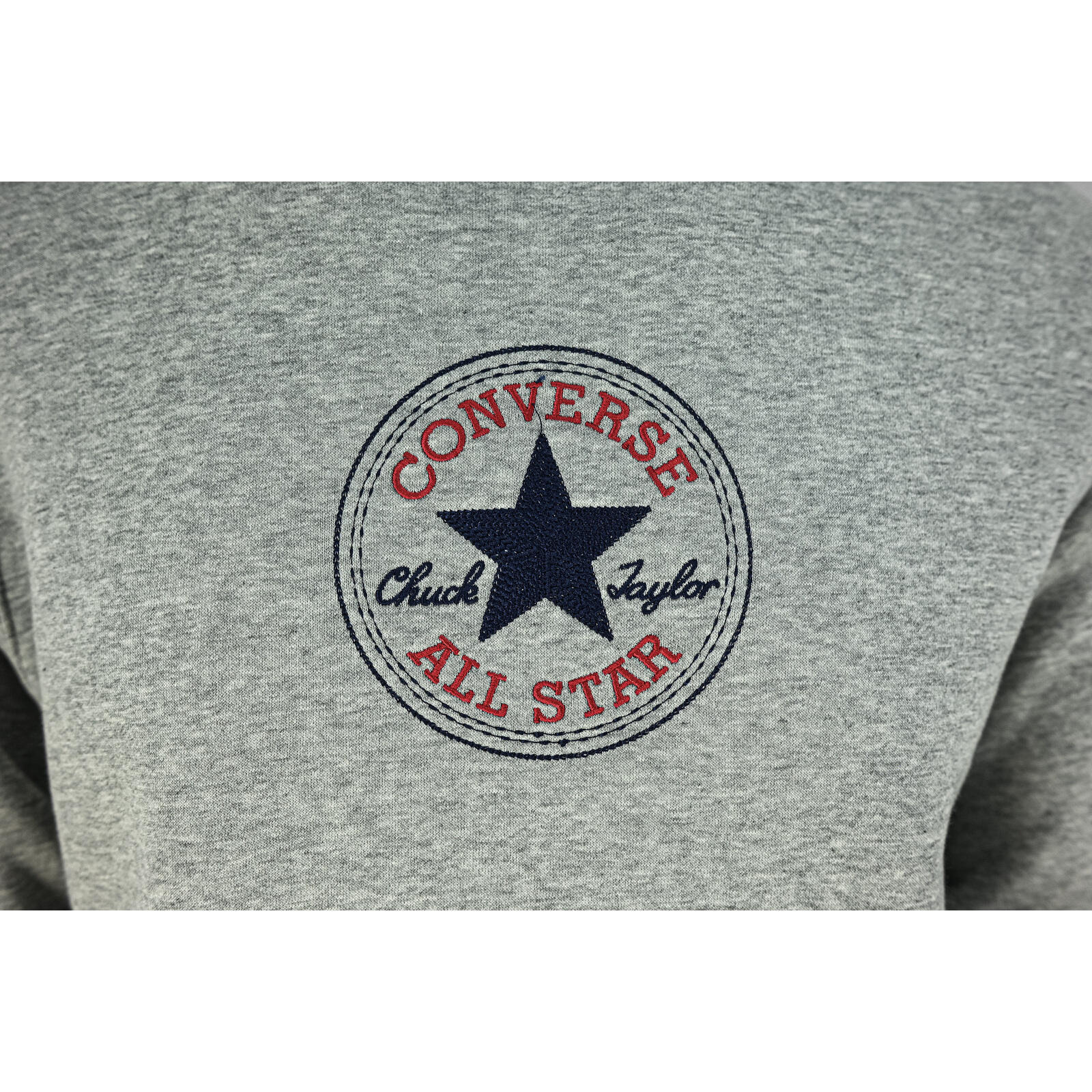 Cappuccio Converse Go-To Chuck Taylor Patch Brushed Back, Grigio, Unisex 5/5