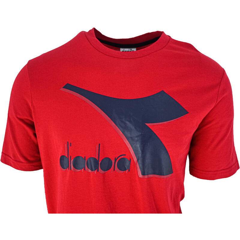 Camiseta de manga corta Diadora Ss Shield, Rojo, Hombre