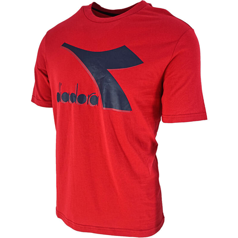 Camiseta de manga corta Diadora Ss Shield, Rojo, Hombres