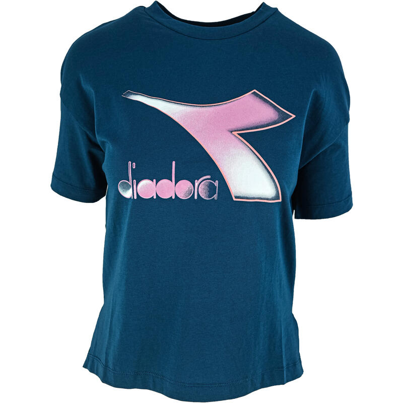 T-Shirt Diadora Ss Lush, Azul, Mulheres