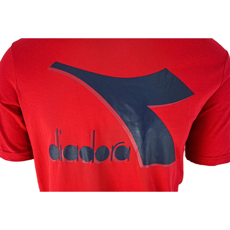Camiseta de manga corta Diadora Ss Shield, Rojo, Hombre