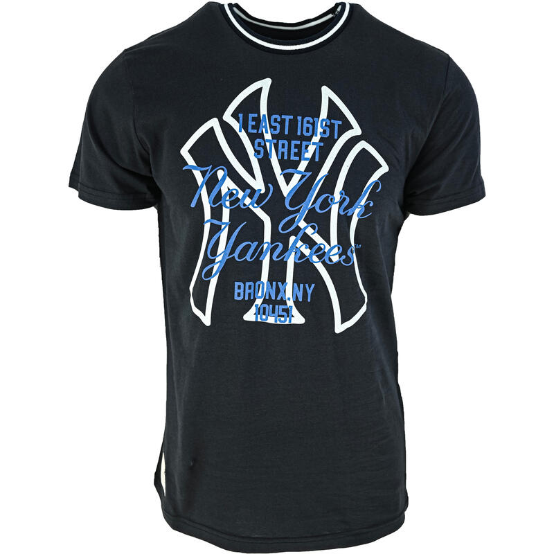 Camiseta de manga corta New Era New York Yankees, Azul, Hombres