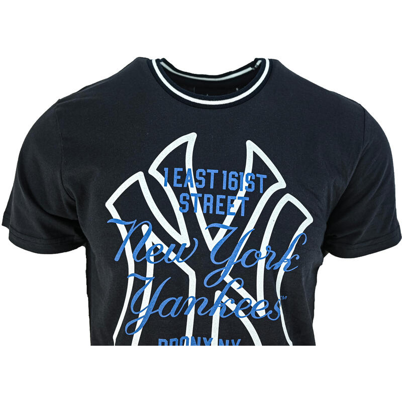 Camiseta de manga corta New Era New York Yankees, Azul, Hombres